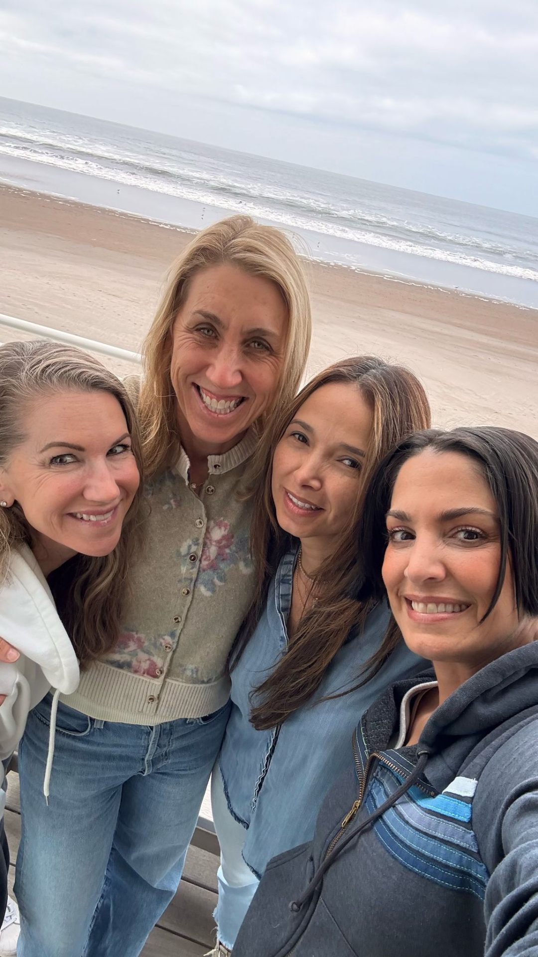 Women at the beach together